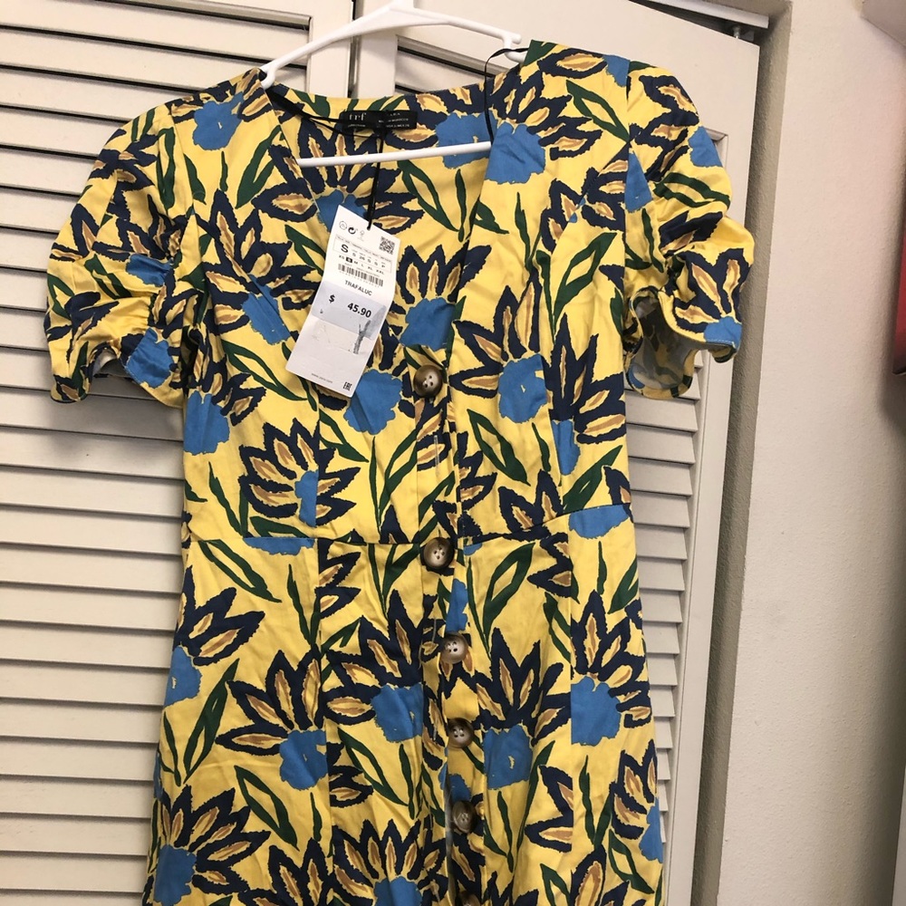 Mini floral dress
